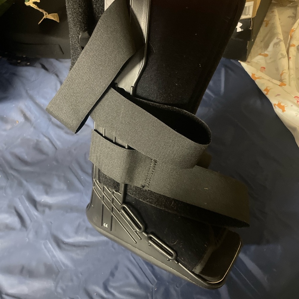 Black Orthopedic Walking Boot